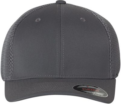 Am image of a Custom Flexfit Adult Ultrafibre and Airmesh Cap in Dark Grey!