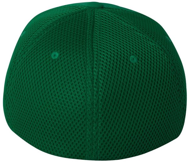 Am image of a Custom Flexfit Adult Ultrafibre and Airmesh Cap in Green!