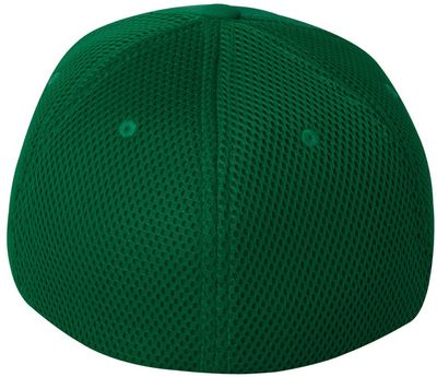 Am image of a Custom Flexfit Adult Ultrafibre and Airmesh Cap in Green!