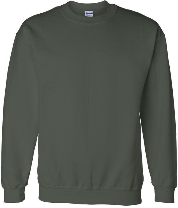 An image of a Custom Gildan Adult DryBlend Fleece Crew in Forest Green!