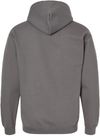 Am image of a Custom Gildan Adult Softstyle® Fleece Pullover Hooded Sweatshirt in Charcoal!