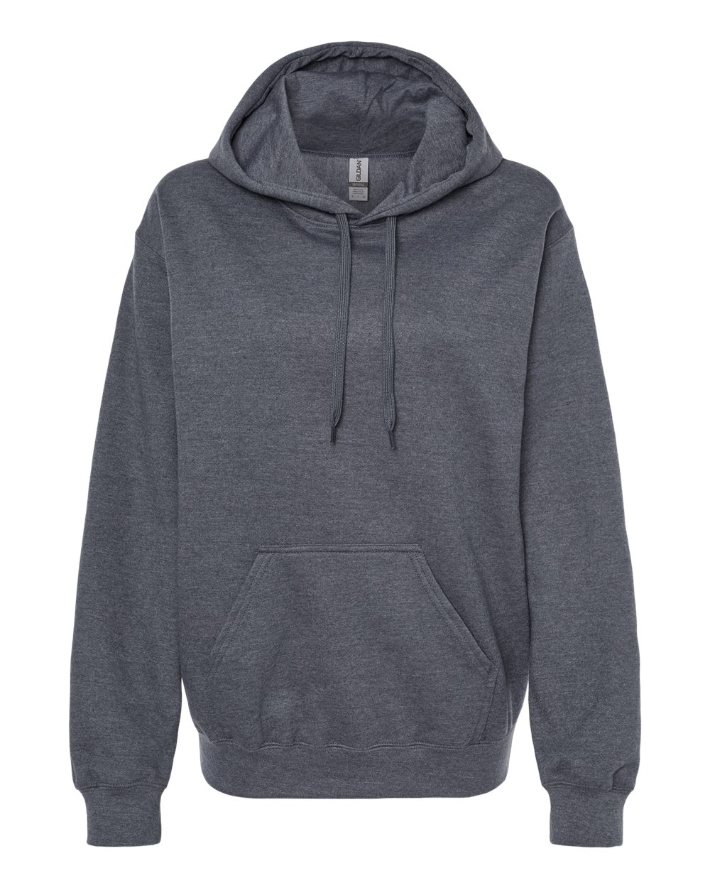 Gildan Adult Softstyle® Fleece Pullover Hooded Sweatshirt in Dark Heather