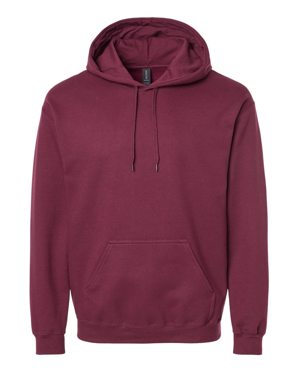 Gildan Adult Softstyle® Fleece Pullover Hooded Sweatshirt in Maroon