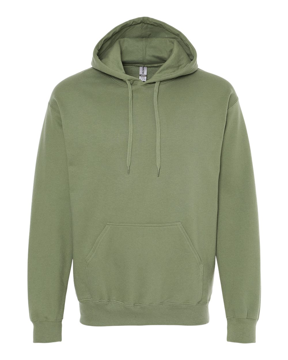 Gildan Adult Softstyle® Fleece Pullover Hooded Sweatshirt in Military Green