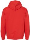 Am image of a Custom Gildan Adult Softstyle® Fleece Pullover Hooded Sweatshirt in Red!