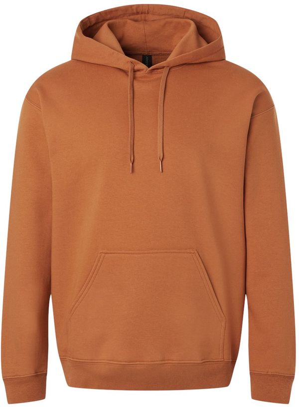 Am image of a Custom Gildan Adult Softstyle® Fleece Pullover Hooded Sweatshirt in Texas Orange!