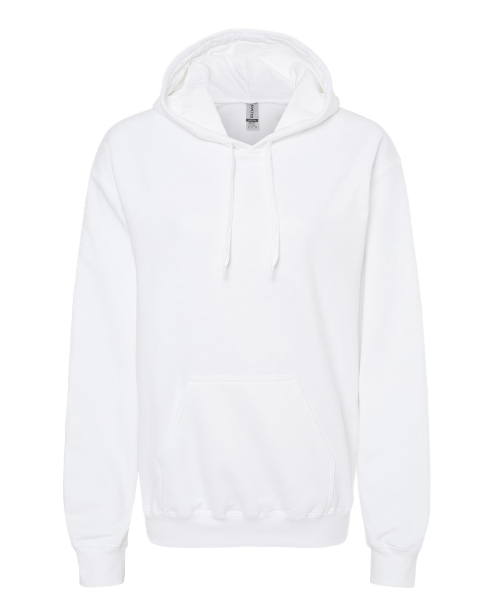 Gildan Adult Softstyle® Fleece Pullover Hooded Sweatshirt in White