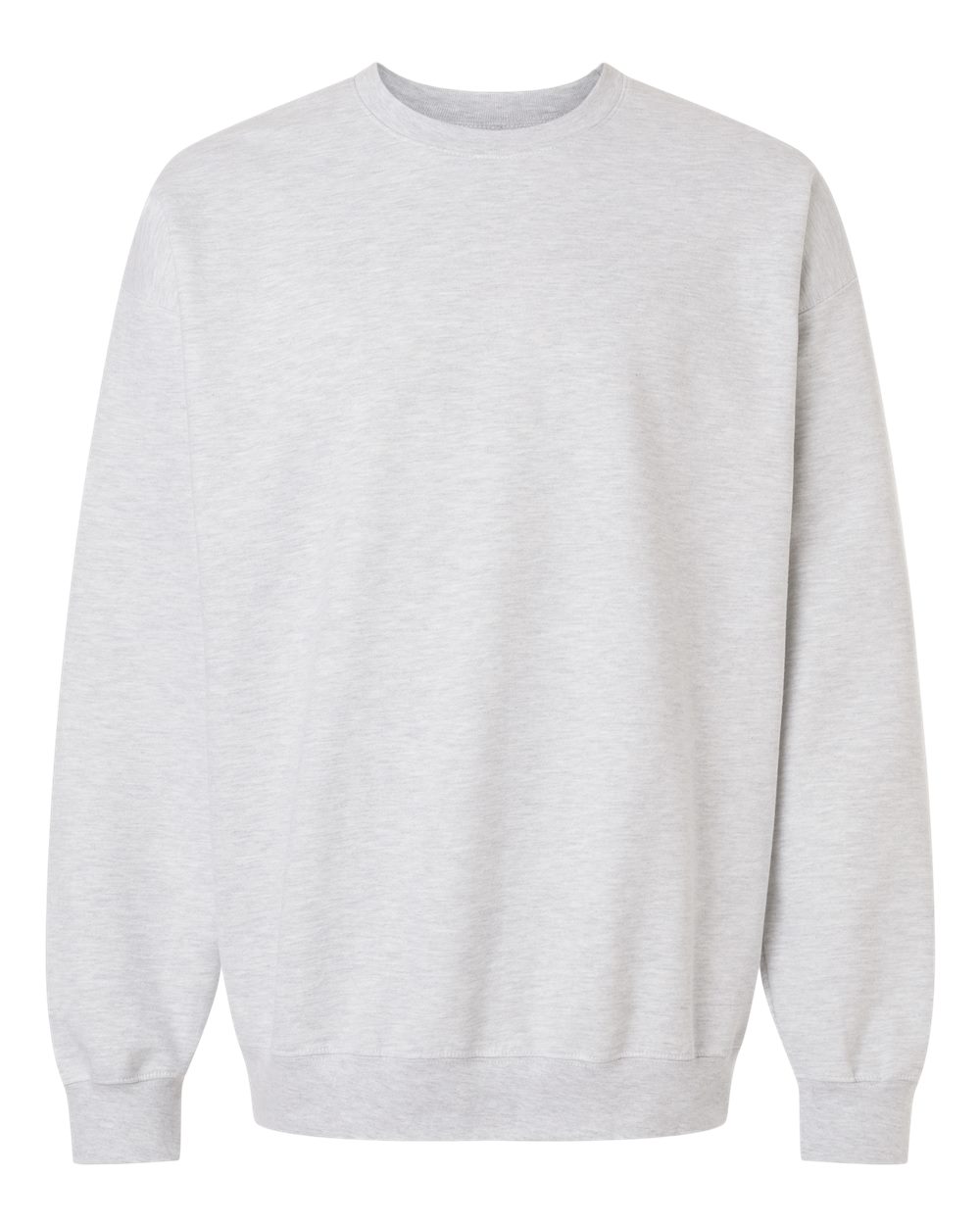 Gildan Adult Softstyle Fleece Crew Sweatshirt in Ash Grey