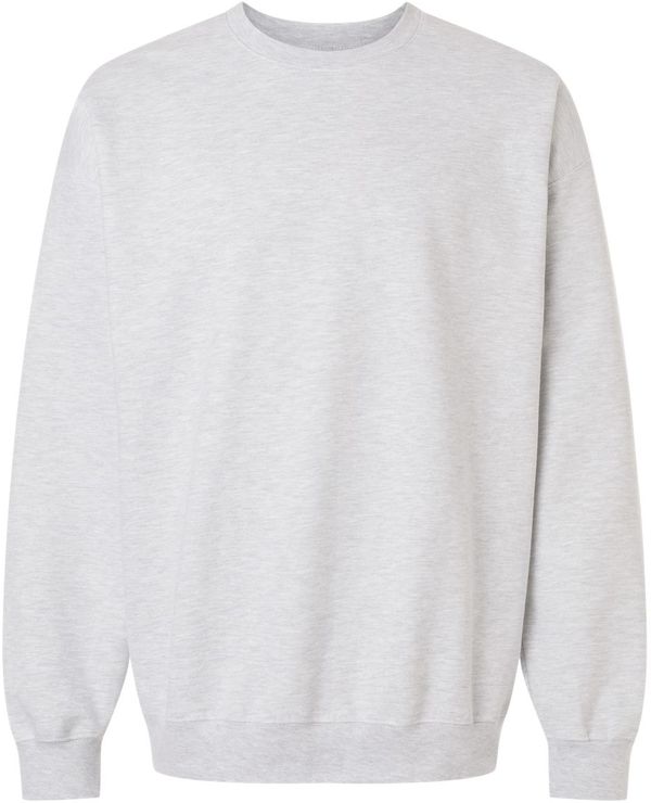 Am image of a Custom Gildan Adult Softstyle Fleece Crew Sweatshirt in Ash Grey!