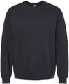 Am image of a Custom Gildan Adult Softstyle Fleece Crew Sweatshirt in Black!