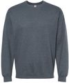 Am image of a Custom Gildan Adult Softstyle Fleece Crew Sweatshirt in Dark Heather!