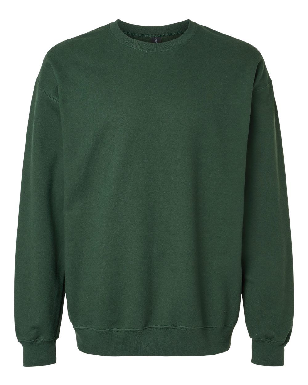 Gildan Adult Softstyle Fleece Crew Sweatshirt in Forest Green