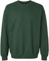 Am image of a Custom Gildan Adult Softstyle Fleece Crew Sweatshirt in Forest Green!