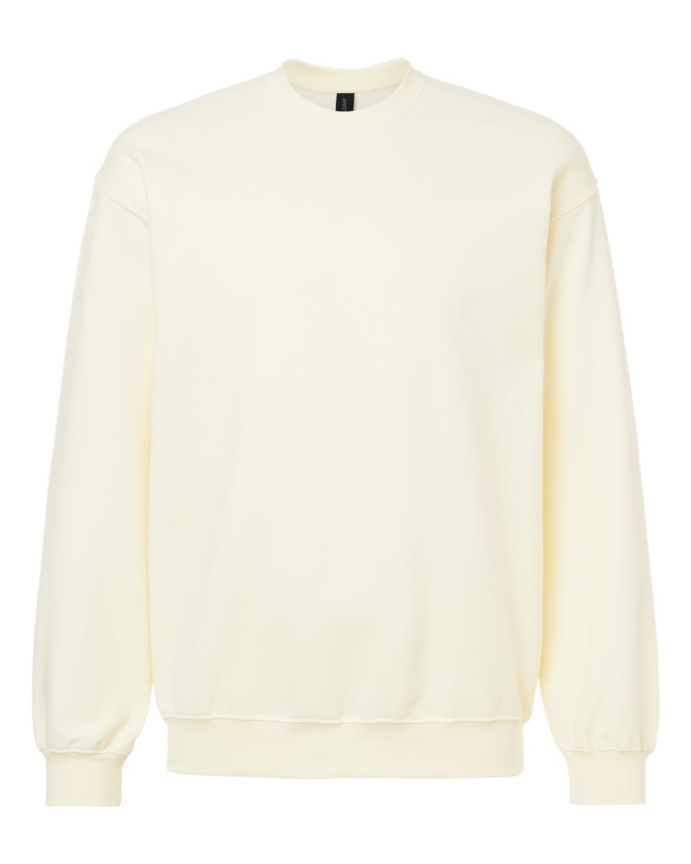Gildan Adult Softstyle Fleece Crew Sweatshirt in Off White