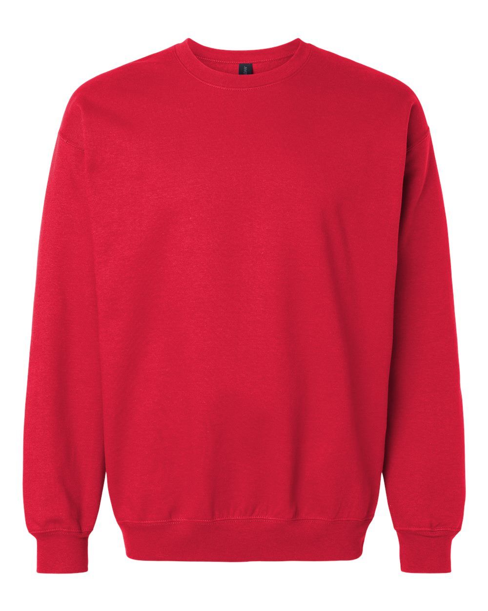 Gildan Adult Softstyle Fleece Crew Sweatshirt in Red