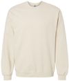 An image of a Custom Gildan Adult Softstyle Fleece Crew Sweatshirt in Sand!