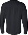 An image of a Custom Gildan DryBlend Fifty Fifty Long Sleeve T Shirt in Black!