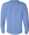 An image of a Custom Gildan DryBlend Fifty Fifty Long Sleeve T Shirt in Carolina Blue!