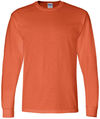 An image of a Custom Gildan DryBlend Fifty Fifty Long Sleeve T Shirt in Orange!