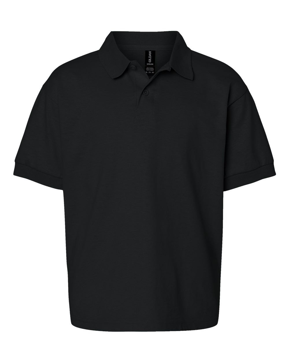 Gildan DryBlend Youth Jersey Sport Shirt in Black