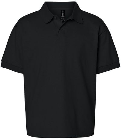 Am image of a Custom Gildan DryBlend Youth Jersey Sport Shirt in Black!