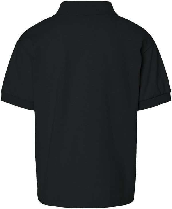 Am image of a Custom Gildan DryBlend Youth Jersey Sport Shirt in Black!