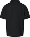 Am image of a Custom Gildan DryBlend Youth Jersey Sport Shirt in Black!