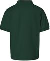 Am image of a Custom Gildan DryBlend Youth Jersey Sport Shirt in Forest Green!