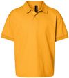 Am image of a Custom Gildan DryBlend Youth Jersey Sport Shirt in Gold!