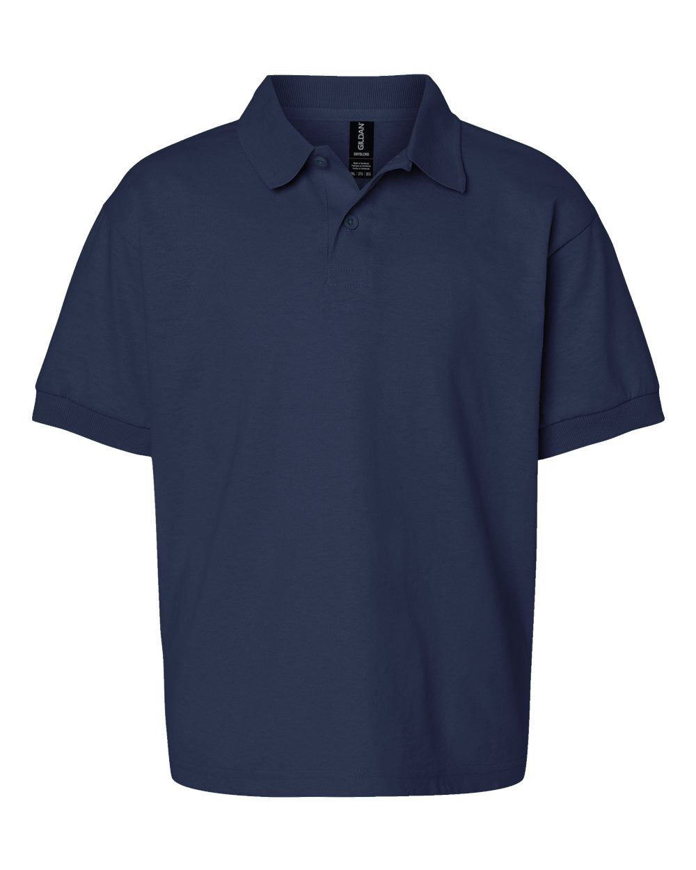 Gildan DryBlend Youth Jersey Sport Shirt in Navy