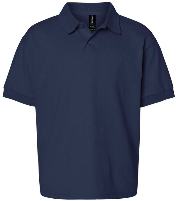 Am image of a Custom Gildan DryBlend Youth Jersey Sport Shirt in Navy!