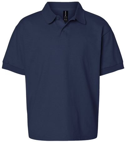 Am image of a Custom Gildan DryBlend Youth Jersey Sport Shirt in Navy!