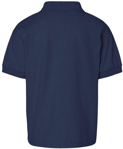 Am image of a Custom Gildan DryBlend Youth Jersey Sport Shirt in Navy!
