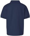 Am image of a Custom Gildan DryBlend Youth Jersey Sport Shirt in Navy!