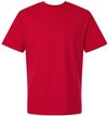 Am image of a Custom Gildan Hammer Maxweight T Shirt in Cherry Red!