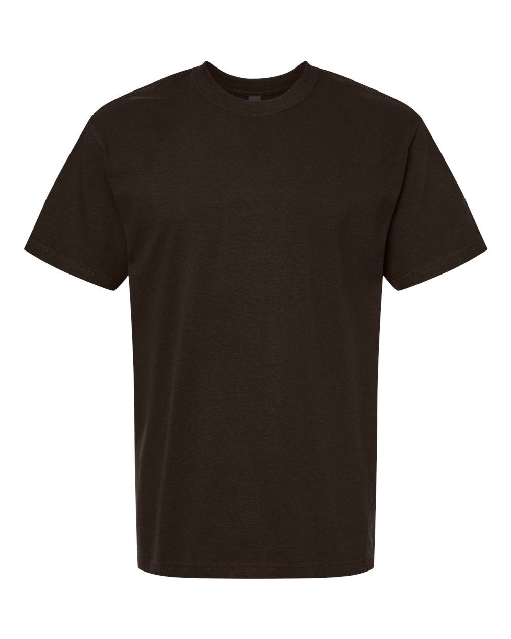 Gildan Hammer Maxweight T Shirt in Dark Chocolate