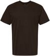 Am image of a Custom Gildan Hammer Maxweight T Shirt in Dark Chocolate!