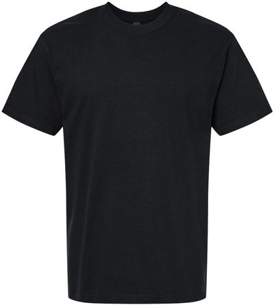 Am image of a Custom Gildan Hammer Maxweight T Shirt in Pitch Black!