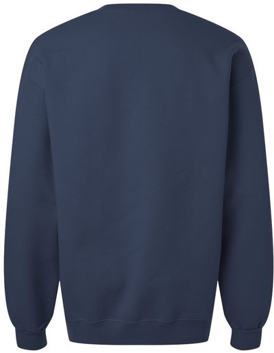 Am image of a Custom Gildan Hammer Max Weight Crewneck Sweatshirt in Blue Dusk!