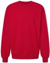 Am image of a Custom Gildan Hammer Max Weight Crewneck Sweatshirt in Cherry Red!