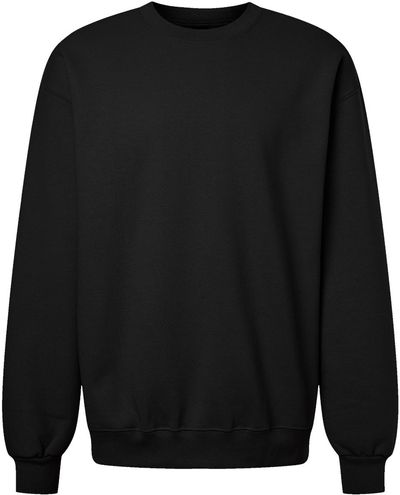 Am image of a Custom Gildan Hammer Max Weight Crewneck Sweatshirt in Pitch Black!