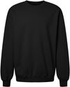Am image of a Custom Gildan Hammer Max Weight Crewneck Sweatshirt in Pitch Black!