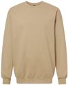 Am image of a Custom Gildan Hammer Max Weight Crewneck Sweatshirt in Tan!