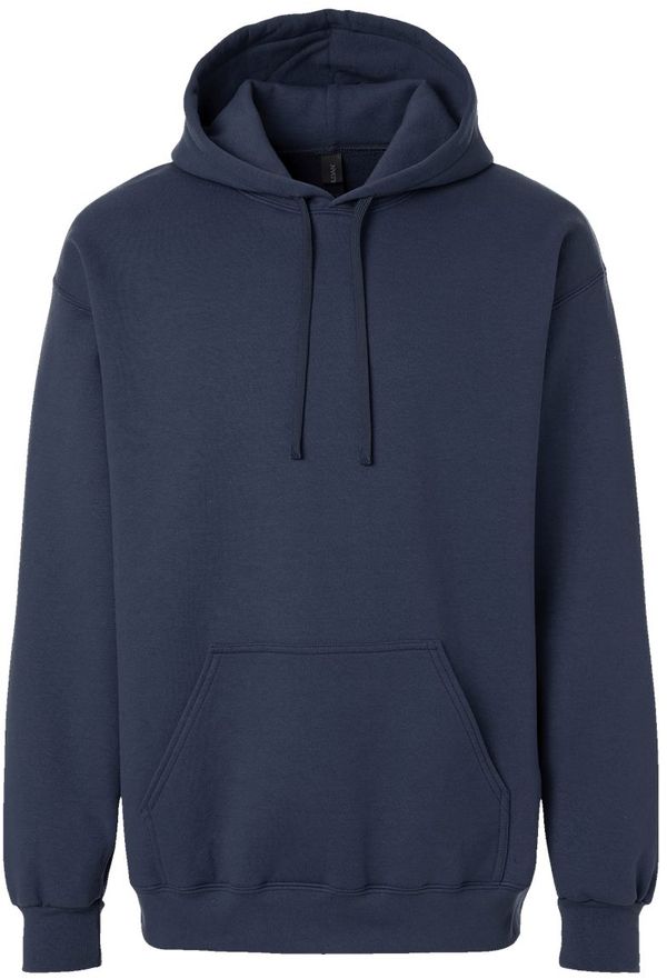 Am image of a Custom Gildan Hammer Max Weight Hooded Sweatshirt in Blue Dusk!