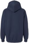 Am image of a Custom Gildan Hammer Max Weight Hooded Sweatshirt in Blue Dusk!