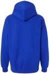Am image of a Custom Gildan Hammer Max Weight Hooded Sweatshirt in Deep Royal!
