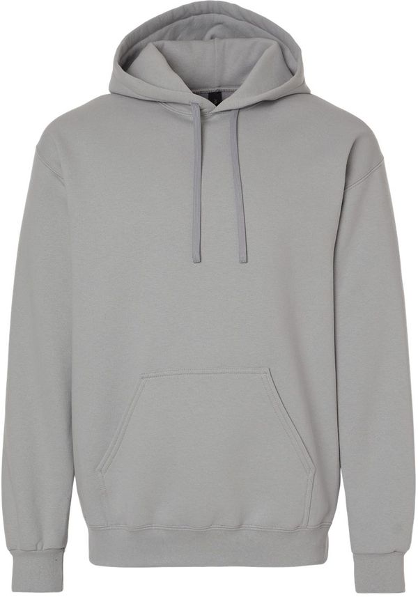 Am image of a Custom Gildan Hammer Max Weight Hooded Sweatshirt in Gravel!