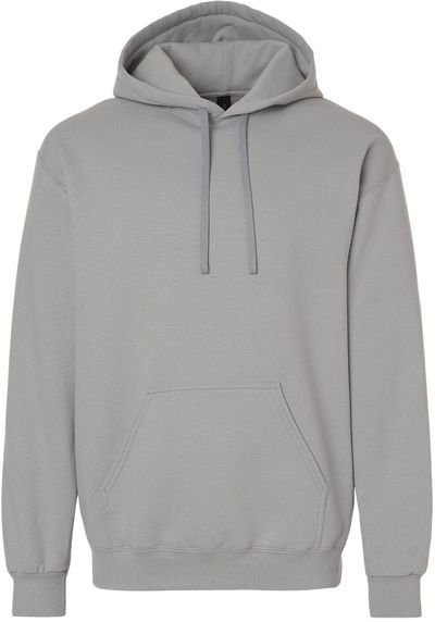 Am image of a Custom Gildan Hammer Max Weight Hooded Sweatshirt in Gravel!