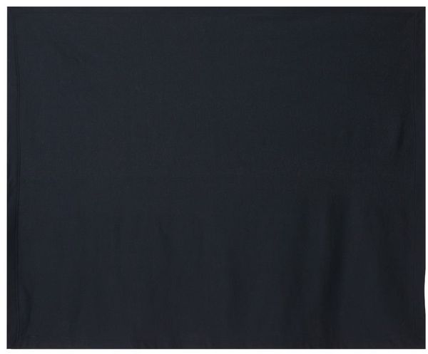 An image of a Custom Gildan Heavy Blend Fleece Stadium Blanket in BLACK!