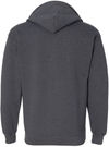 An image of a Custom Gildan Heavy Blend Full Zip Hooded Sweatshirt in Dark Heather!
